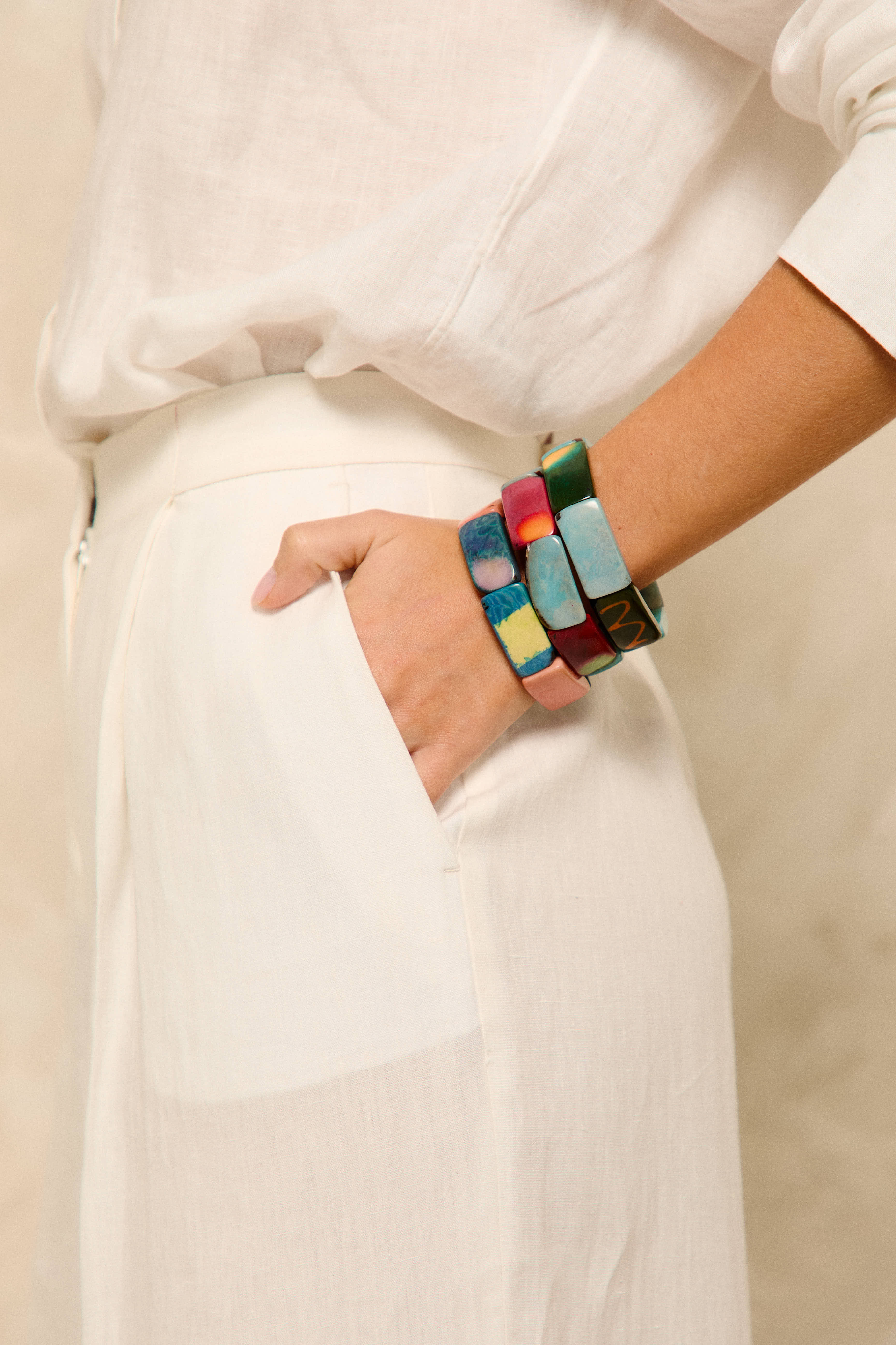Bahía Line Tagua Bracelet