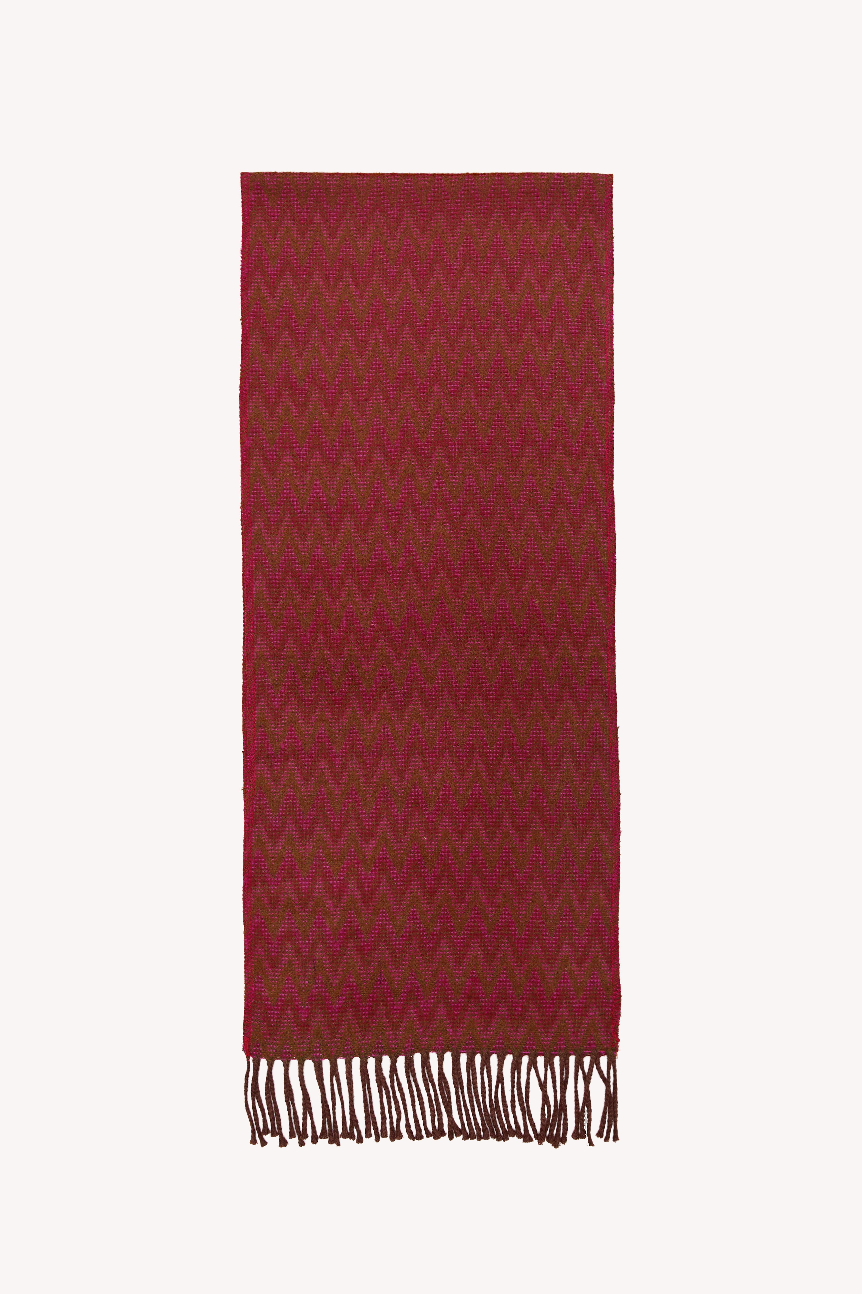 Handmade Wayra Scarf on a neutral background