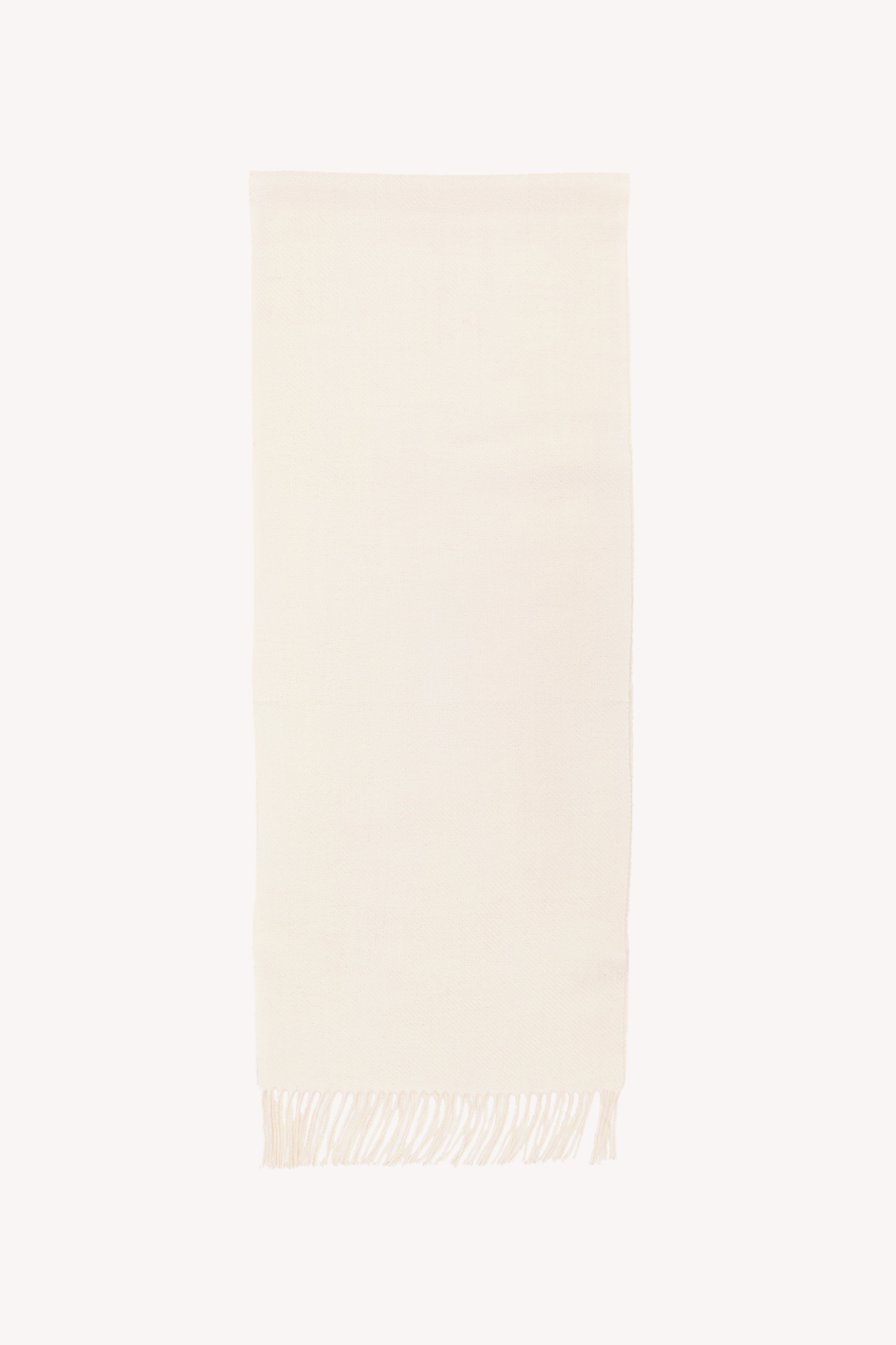 White handmade scarf