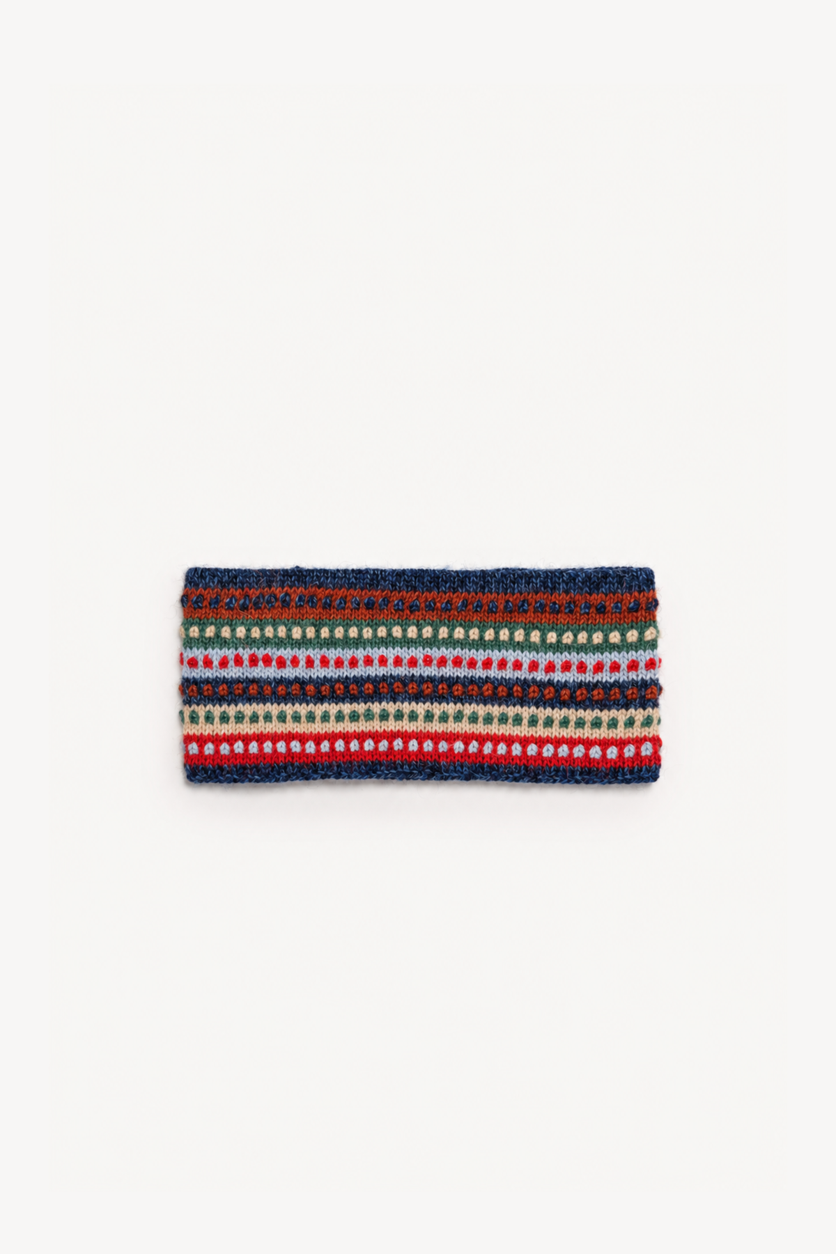 Uma Wide Headband - Marled Blue