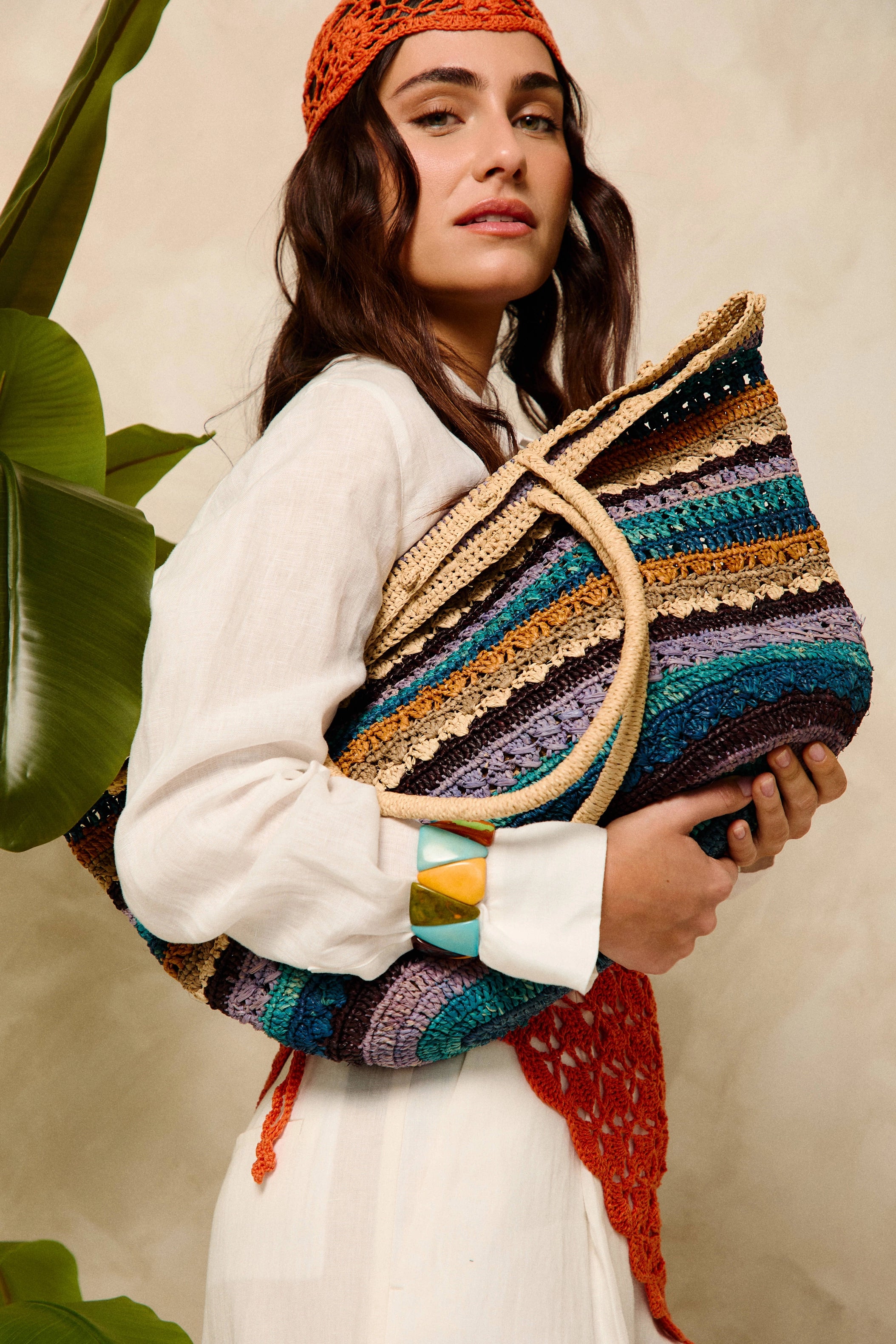 Aina Raffia Tote Bag