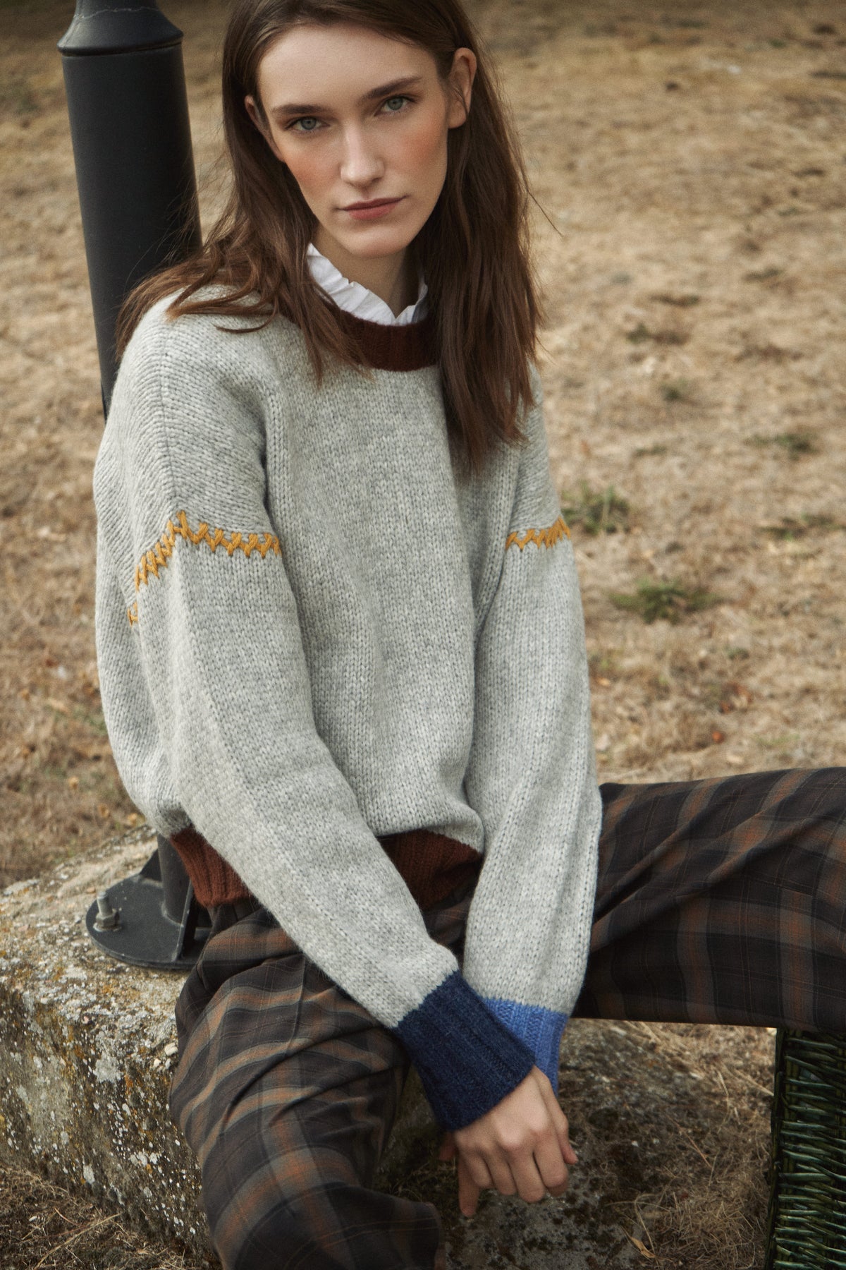 Kantu Baby Alpaca Sweater - Gray