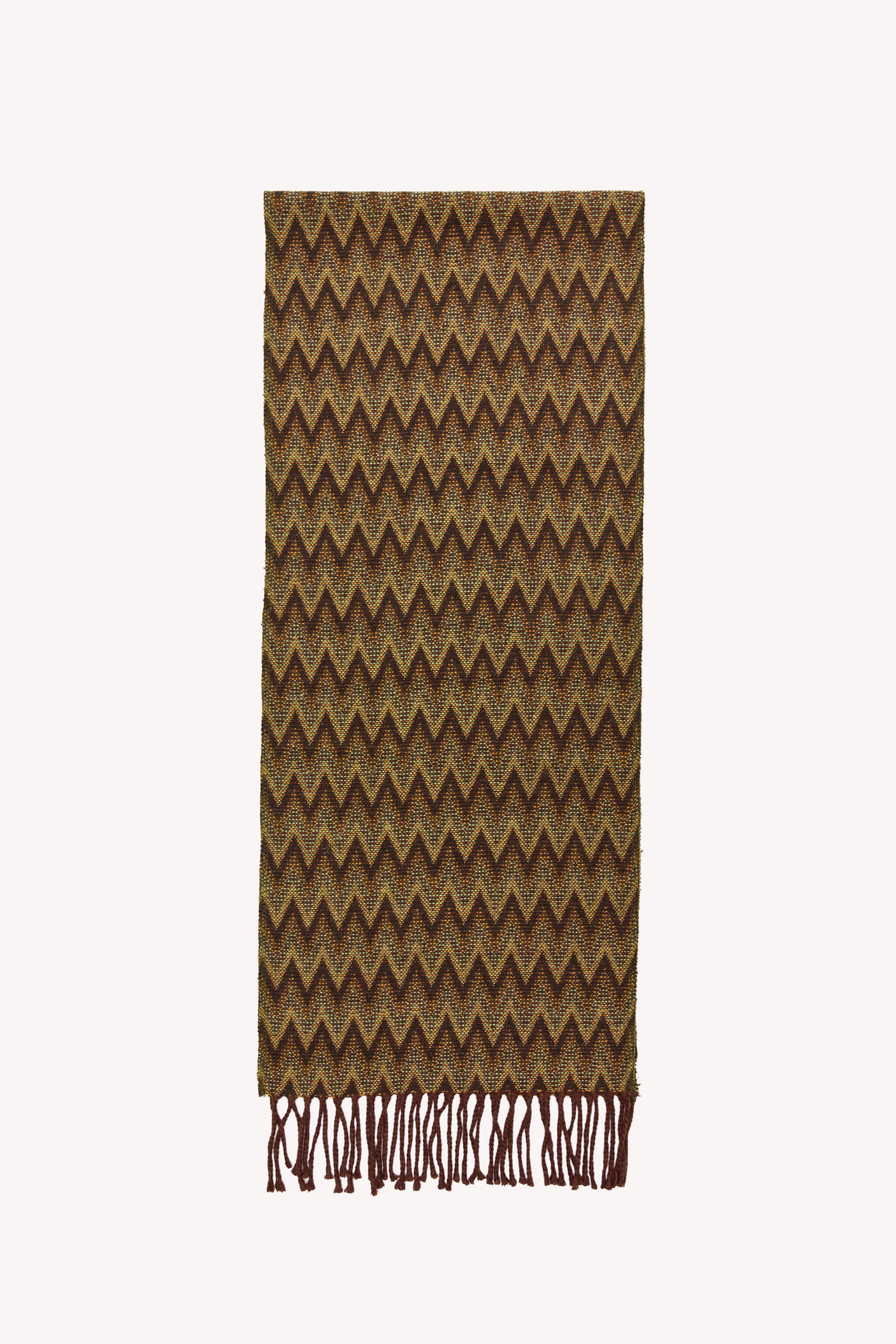 Handmade Wayra Scarf on a neutral background