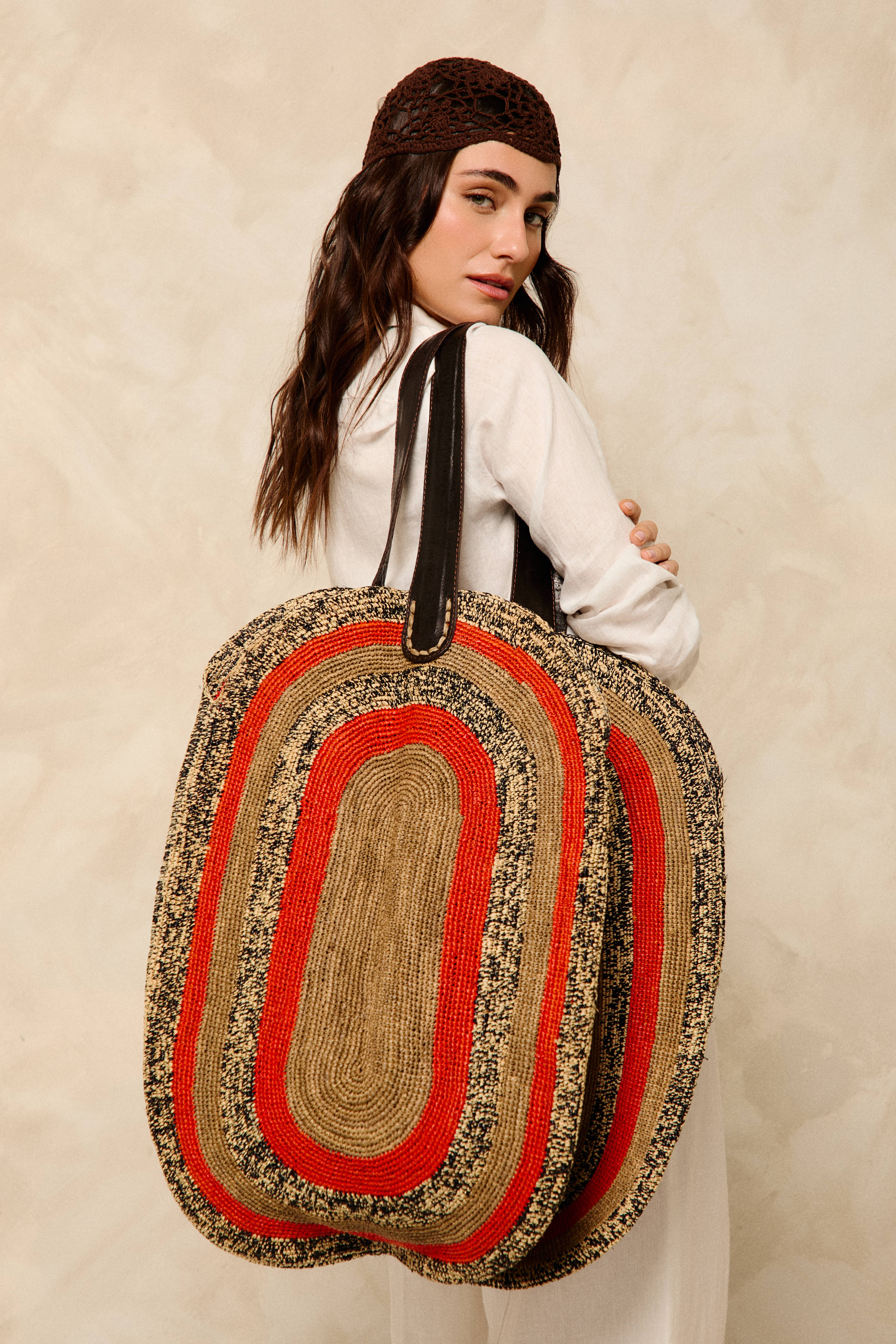 Lalana Maxi Raffia Tote Bag