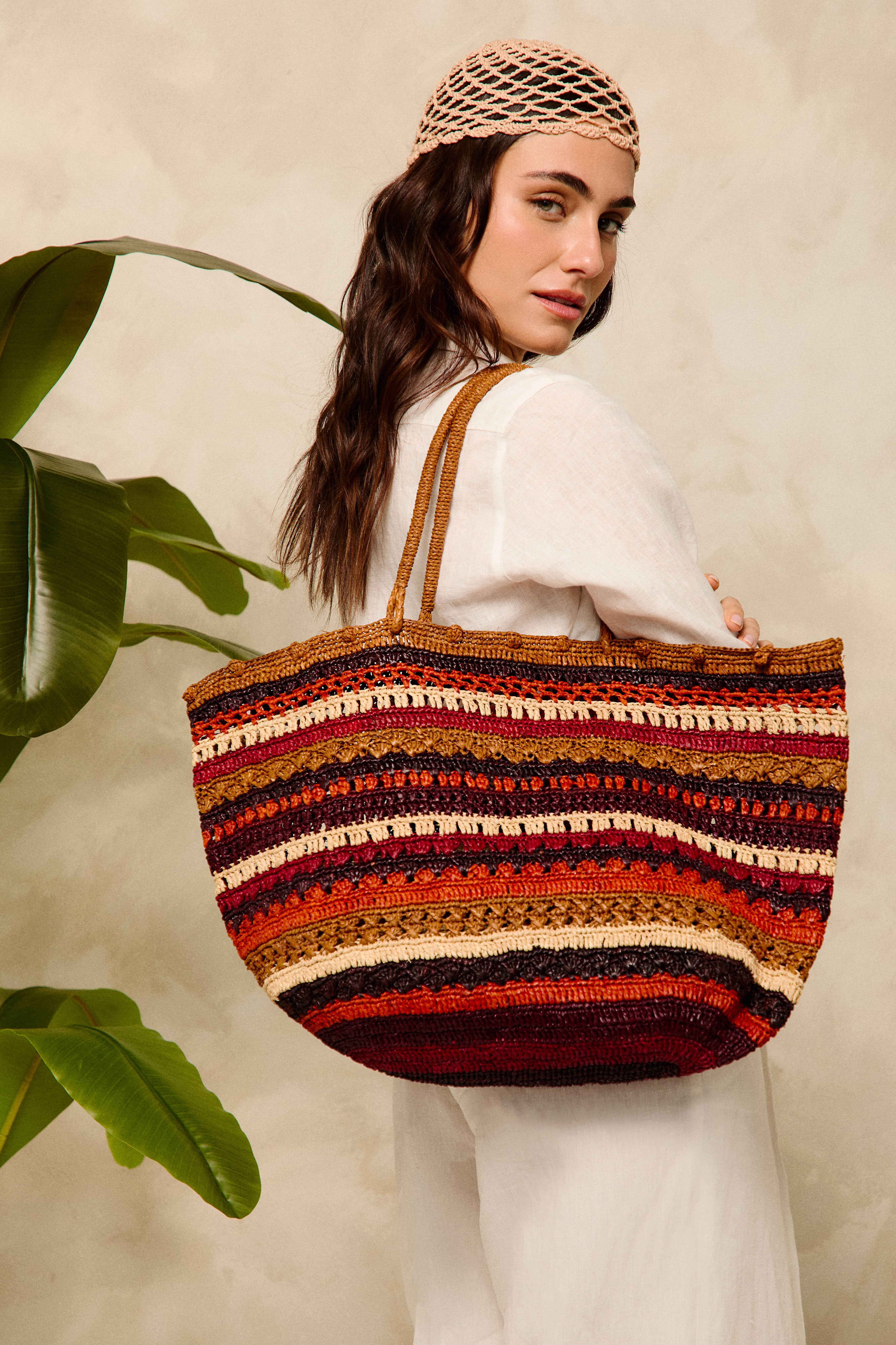 Aina Raffia Tote Bag