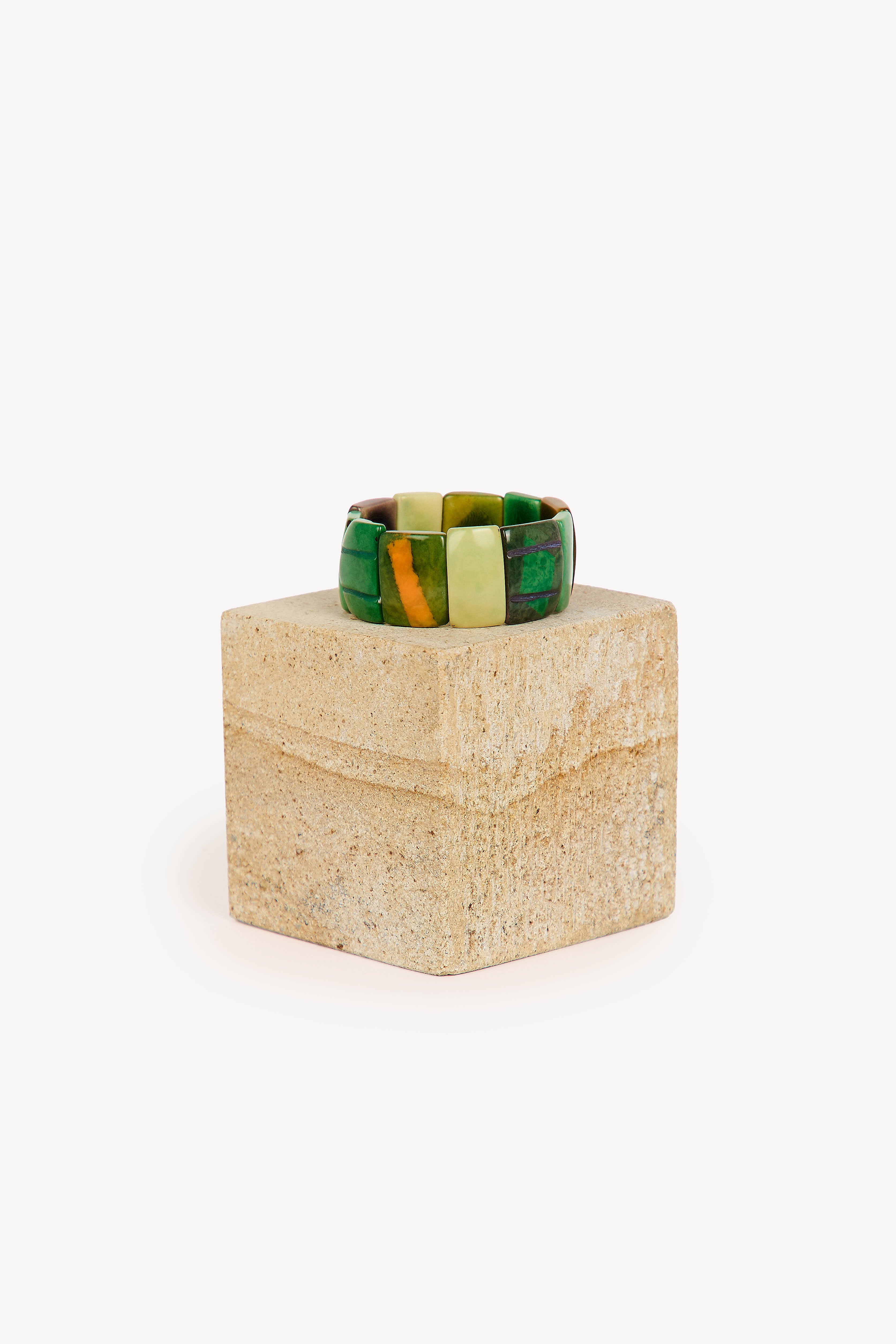 Bahía Block Tagua Bracelet
