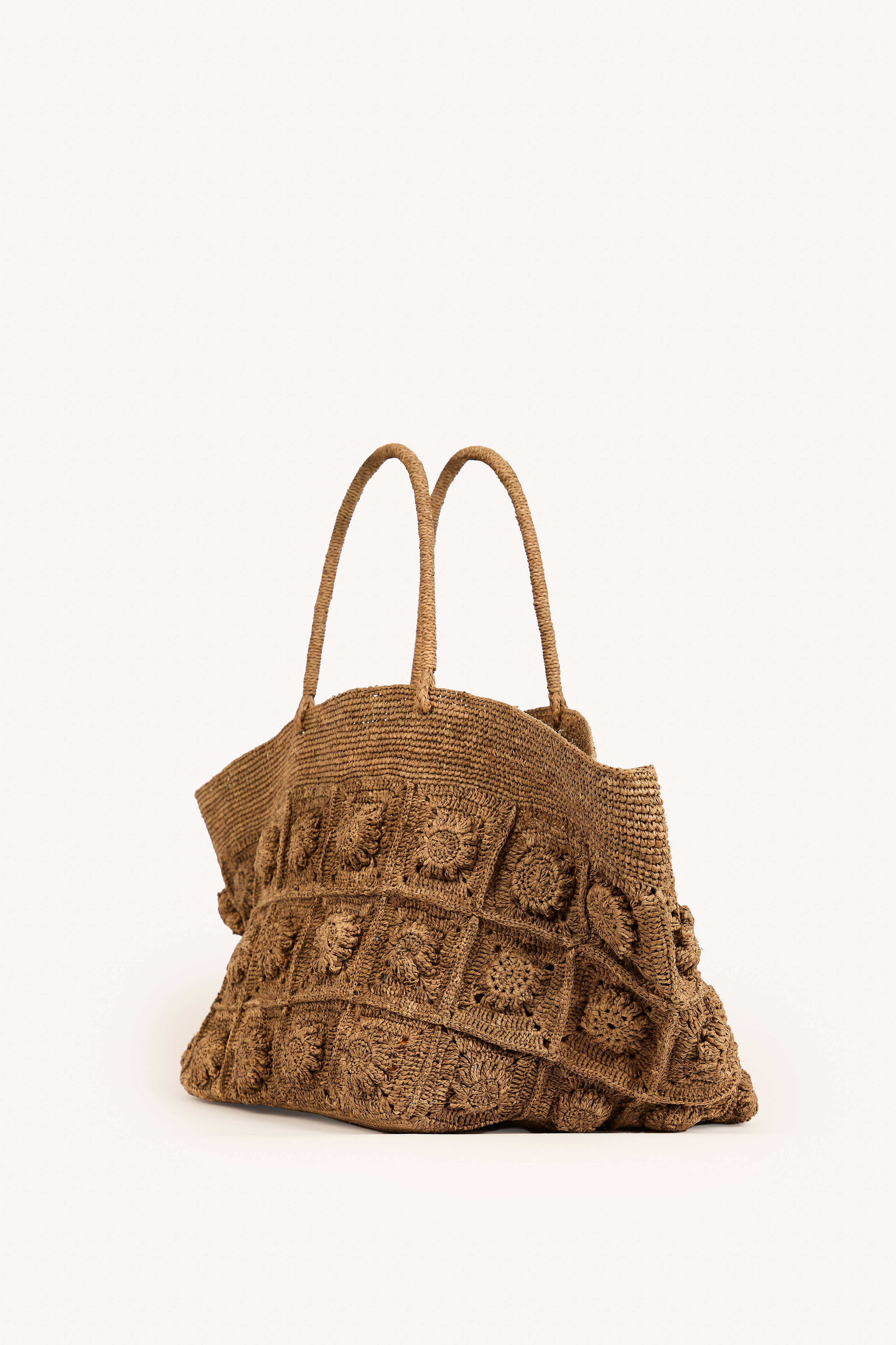 Zava Maxi Raffia Tote Bag