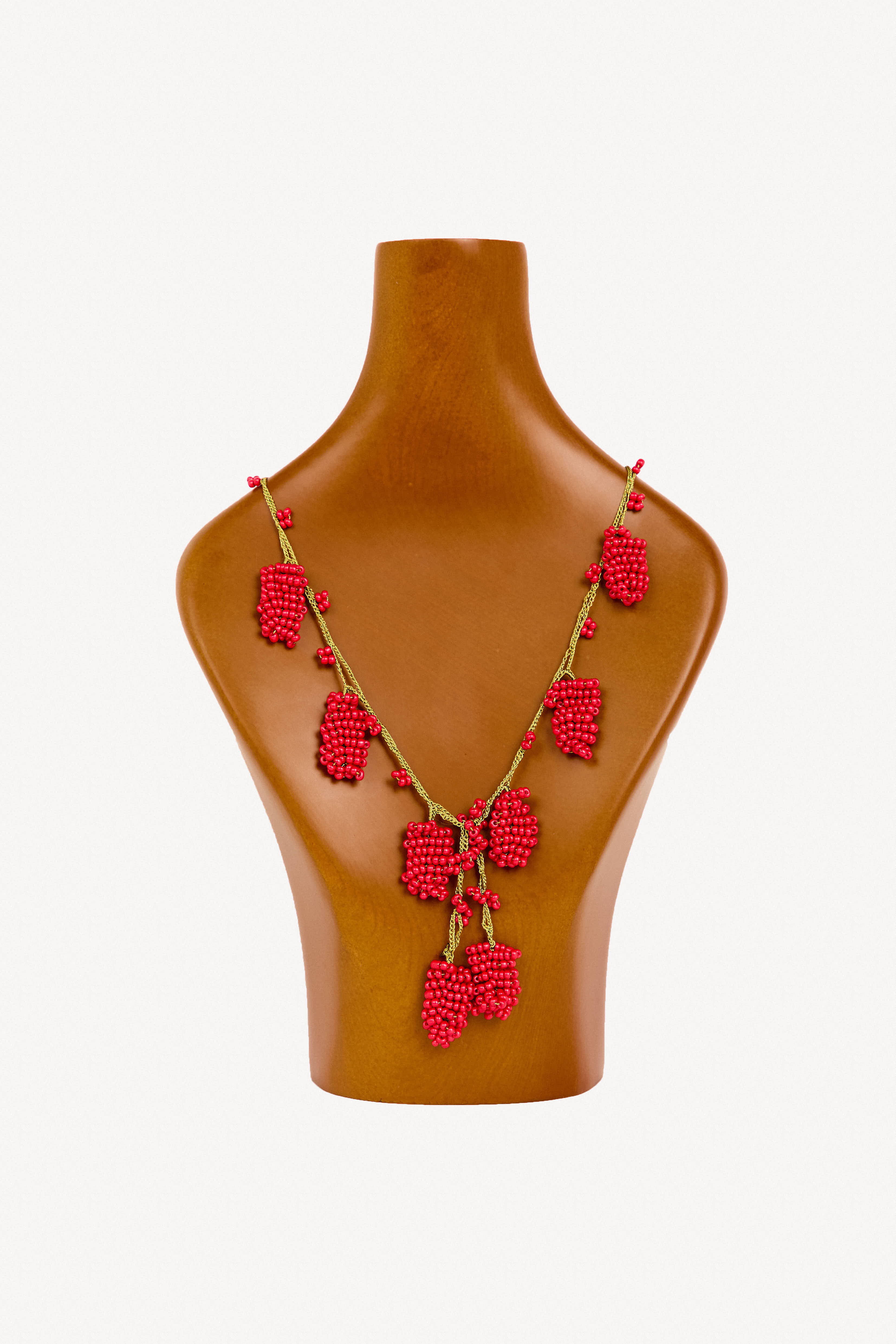 Bereket Oya Crochet Beaded Vine Necklace | Foránea