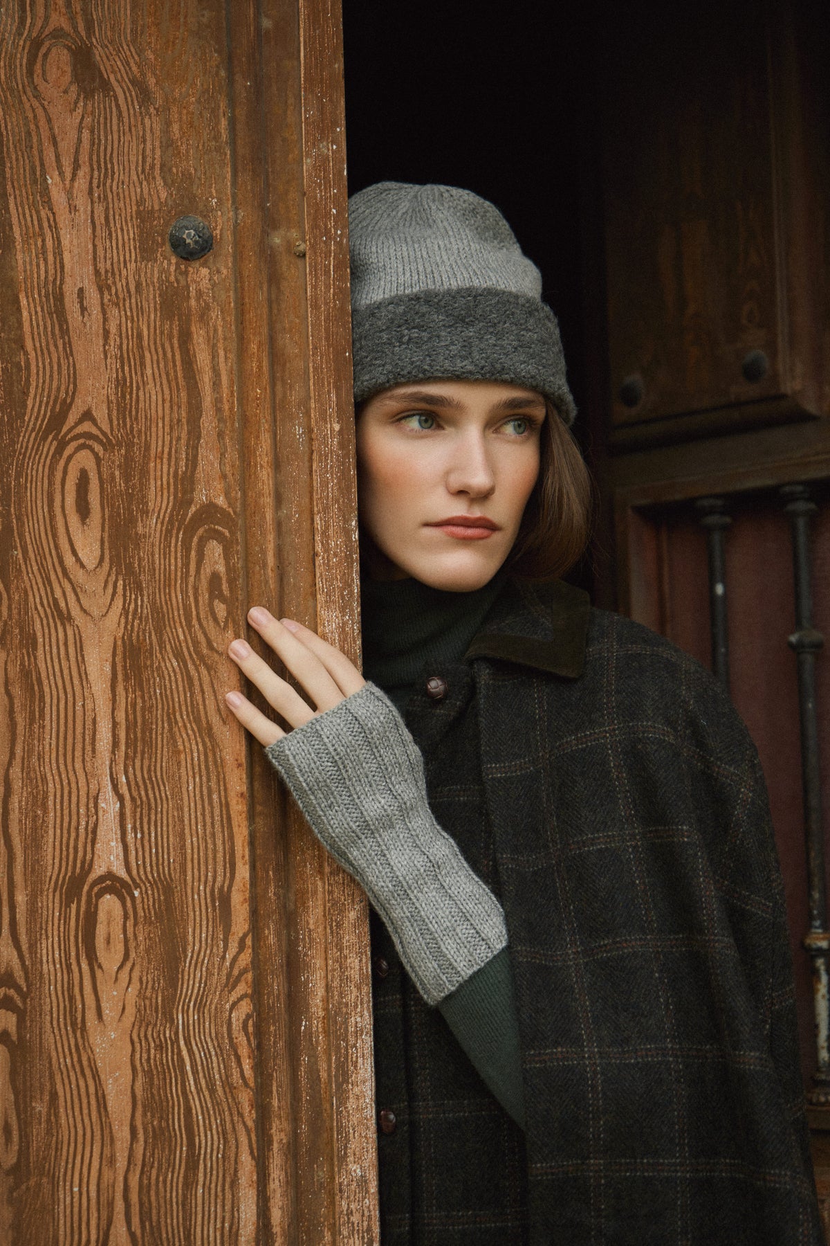 Maki Alpaca Gloves - Gray